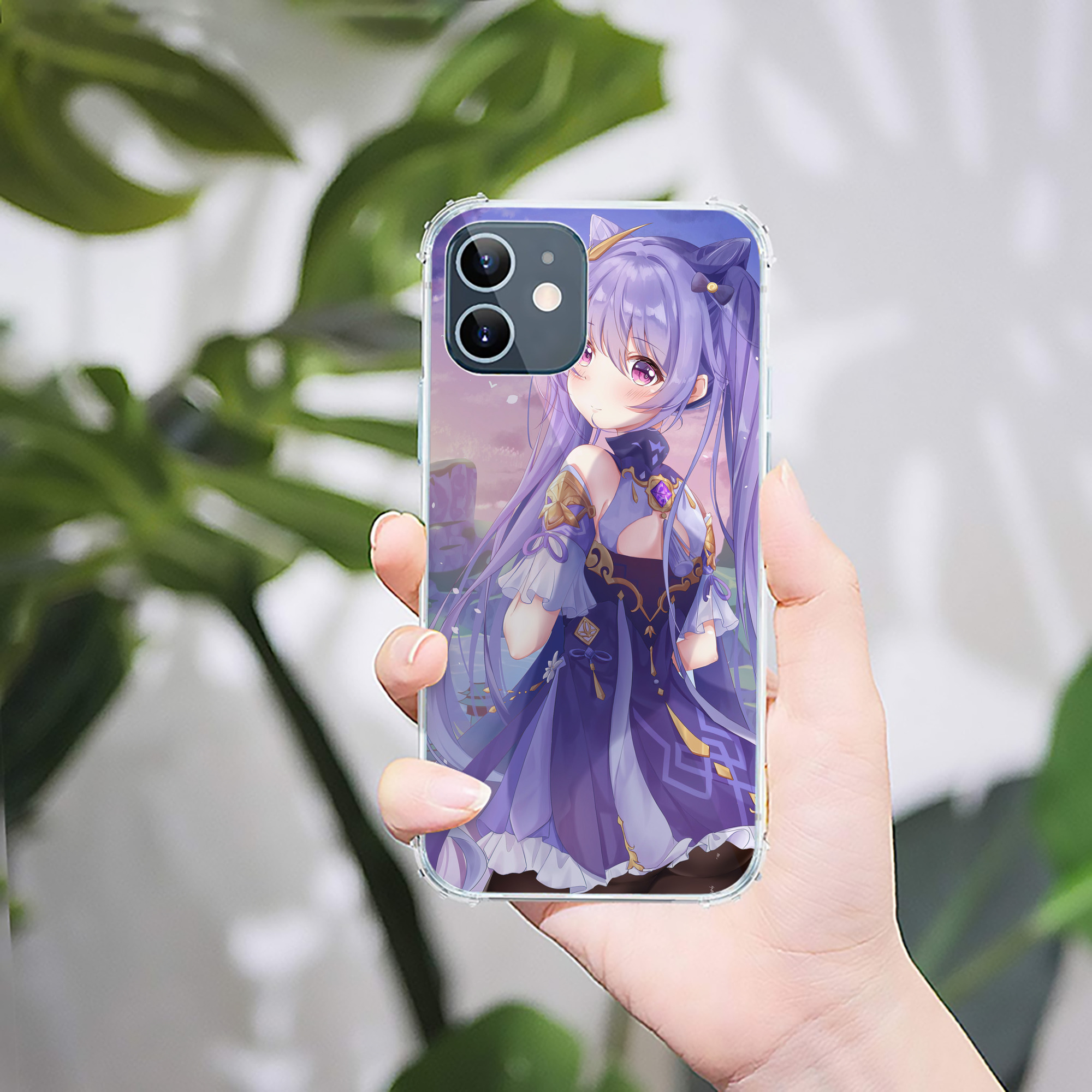 げんし神 genshin 【iPhone 12シリーズ対応】透明スマホケース（クリアソフトケース）